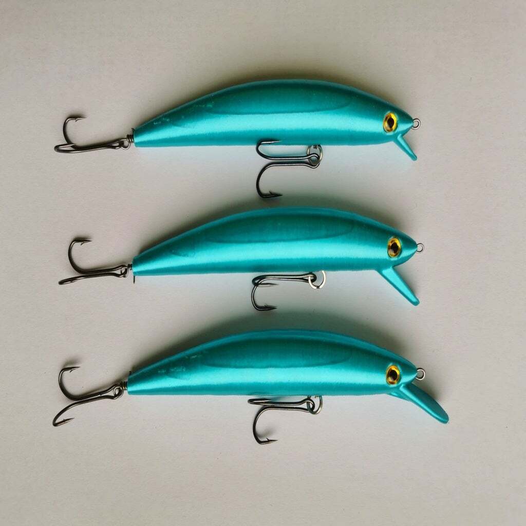 Fichier STL gratuit Wobbler 2 Leurre de pêche 100mm ⚽・Design pour